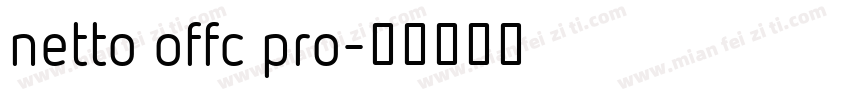 netto offc pro字体转换